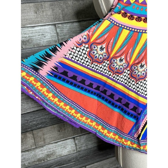 Flying Tomato Aztec‎ Print Hankerchief Flowy Tank Top S - Picture 2 of 8